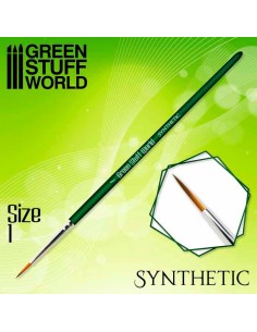 Green Stuff World - Green Series Synthetic Brush - Size 1