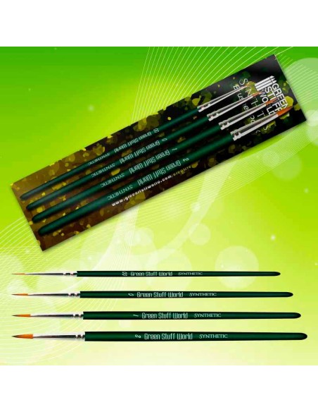 Green Stuff World - Green Series Synthetic Brush Set