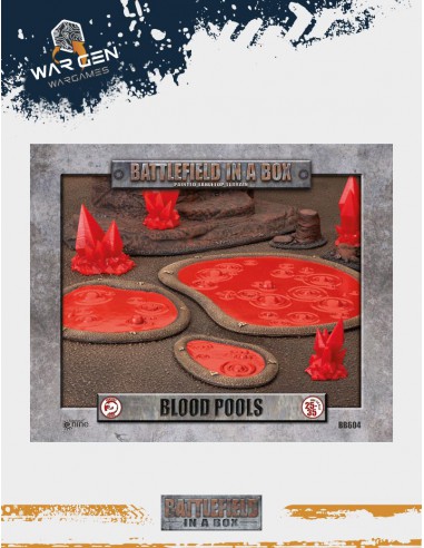 Battlefield in a box - Blood Pools (Prepainted)