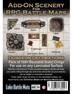 Loke Battlemaps - Add-On Scenery for RPG Maps - Dungeon Decorations