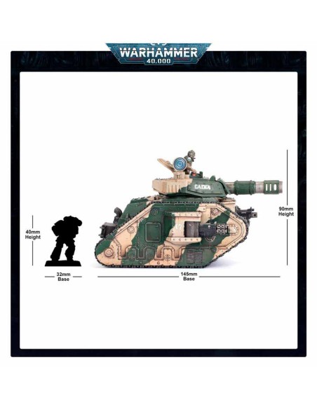 Warhammer 40,000 - Astra Militarum: Tanque de Batalla Leman Russ