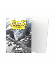 Dragon Shield Matte Dual Sleeves - Snow (100)