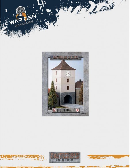 Flames of War - Clock Tower WWII 15mm (Prepintado)