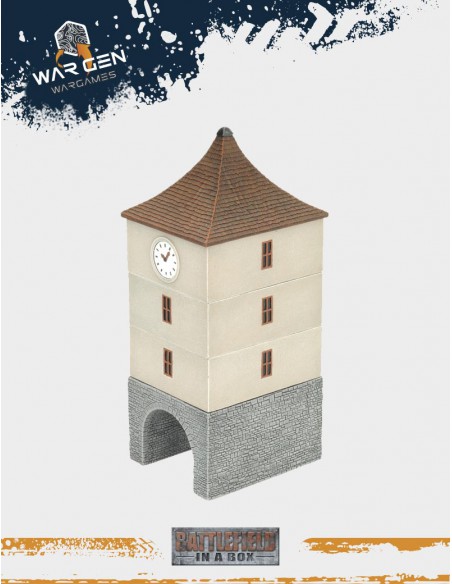 Flames of War - Clock Tower WWII 15mm (Prepintado)