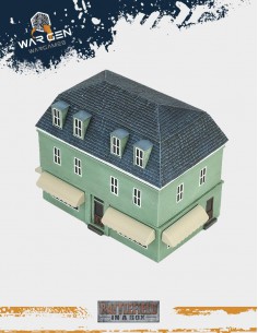 Flames of War - Café building WWII 15mm (Prepainted) 2