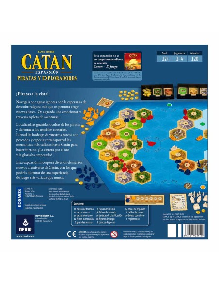 Catan: Explorers & Pirates (Spanish)