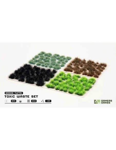 GamersGrass - Tuft Sets - Toxic Waste Set (6mm)