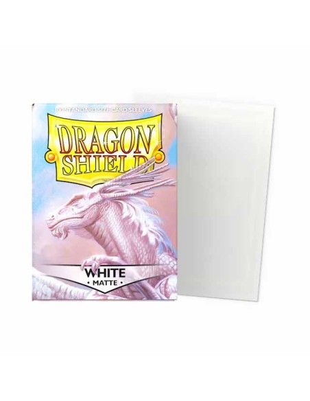 Fundas - Dragon Shield Matte Sleeves - White (100)