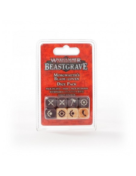 Warhammer Underworlds: Beastgrave - Set de dados del Pacto Afilado de Morgwaeth