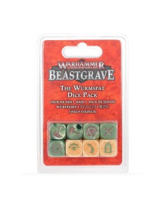 Warhammer Underworlds: Beastgrave - Set de dados de los Despojos de Gusano