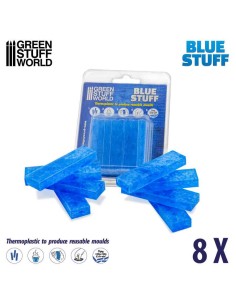 Green Stuff - Blue Stuff Molds (8 bars)