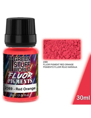 Green Stuff World - Pigmentos Fluor - Rojo Naranja