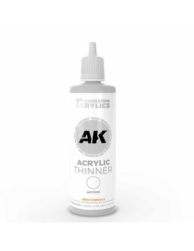 AK Interactive Acrylic Thinner 3Gen - 100ml