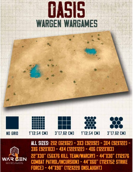 Oasis - Tapete para Wargames