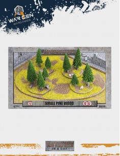 Battlefield in a box - Small Pine Wood 15mm (Prepintado)