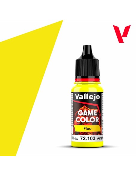 Vallejo Game Color - Fluo - Fluorescent Yellow