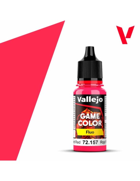 Vallejo Game Color - Fluo - Fluorescent Red