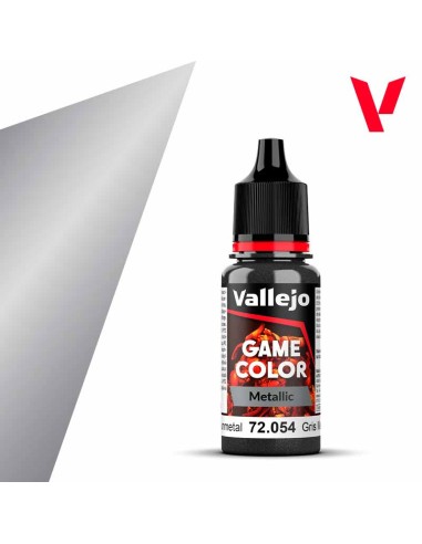 Vallejo Game Color - Metallic - Gris Metalizado Oscuro