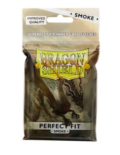 Fundas - Dragon Shield Perfect Fit Sleeves - Standard Size - Clear/Smoke (100)