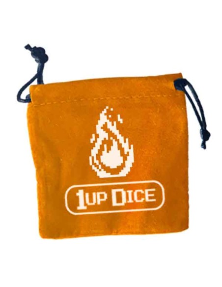 1UP-Dice Fireball polyhedral set