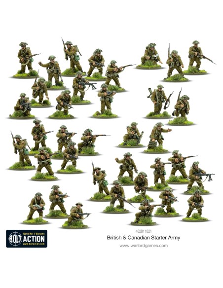 Bolt Action - British & Canadian Army (1943-45) Starter Army