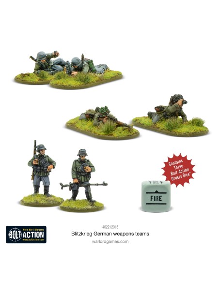 Bolt Action - Blitzkrieg German weapons teams