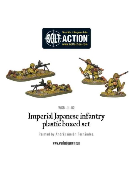 Bolt Action - Imperial Japanese infantry plastic boxed set