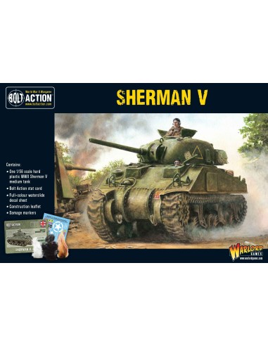 Bolt Action - Sherman V Plastic Tank