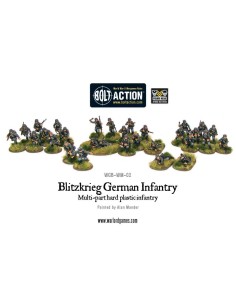 Bolt Action - Blitzkrieg German Infantry Plastic Boxed Set 2