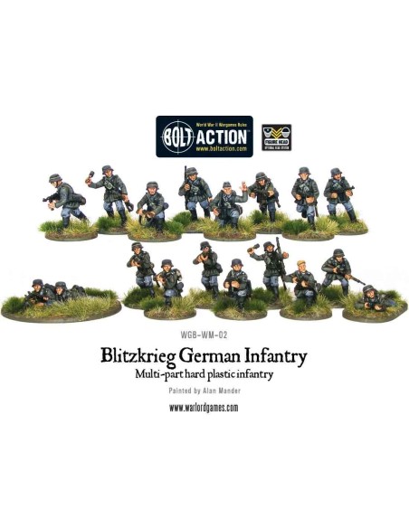 Bolt Action - Blitzkrieg German Infantry Plastic Boxed Set