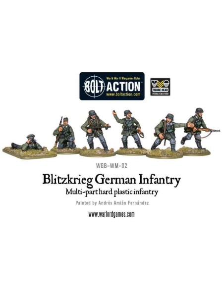 Bolt Action - Blitzkrieg German Infantry Plastic Boxed Set