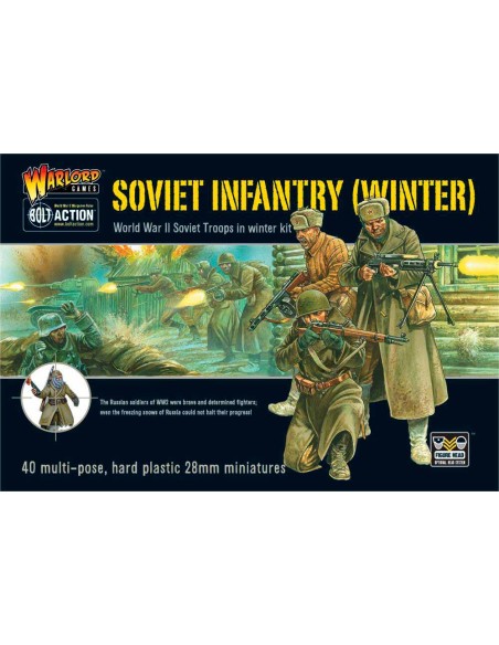 Bolt Action - Soviet Winter Infantry Plastic Box Set