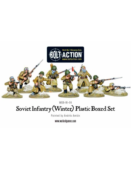 Bolt Action - Soviet Winter Infantry Plastic Box Set