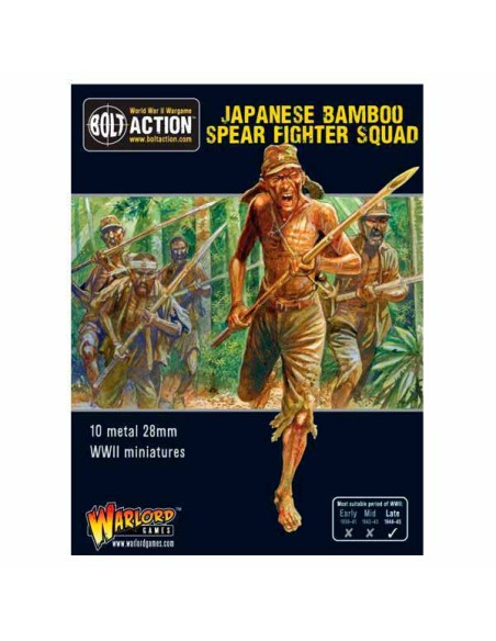 Bolt Action - Japanese Bamboo Spear Fighter Squad