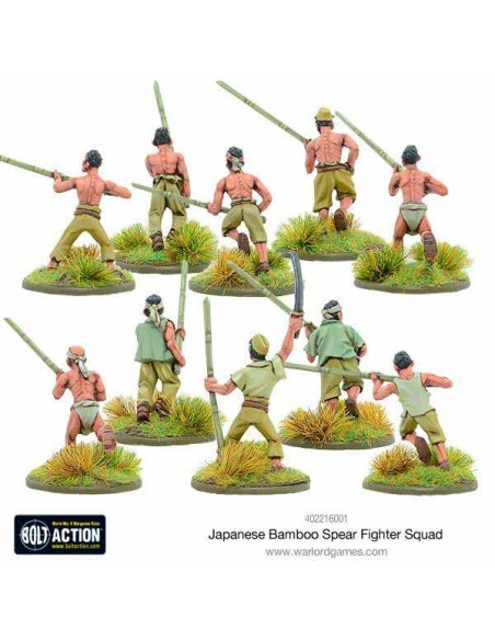 Bolt Action - Japanese Bamboo Spear Fighter Squad