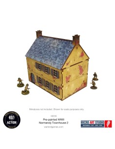 Micro Art Studio: WWII Normandy Townhouse 2 (Pre-painted) 2