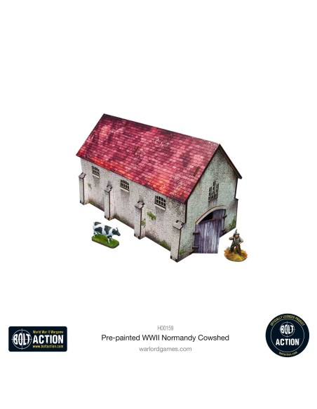 Micro Art Studio: WWII Normandy Cowshed (Prepintado)