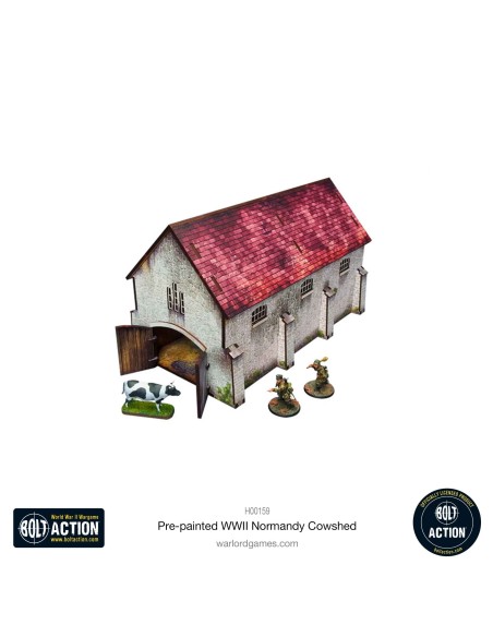 Micro Art Studio: WWII Normandy Cowshed (Prepintado)