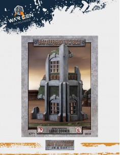 Battlefield in a box - Gothic Industrial - Large Corner (Prepintado)