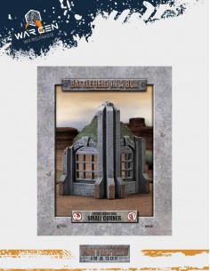 Battlefield in a box - Gothic Industrial - Small Corner (Prepintado)