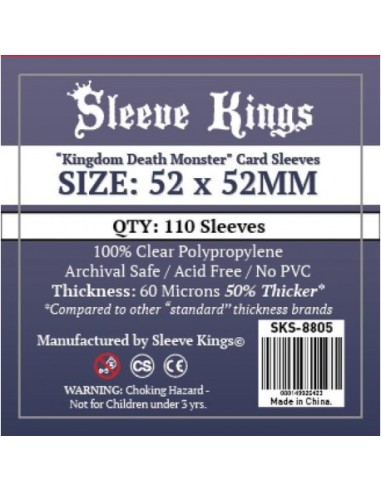 Sleeve Kings Kingdom Death Monster Card Sleves (52 X 52mm)