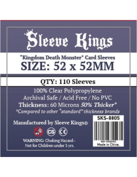 Sleeve Kings Kingdom Death Monster Card Sleves (52 X 52mm)