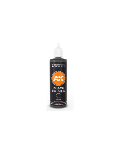 AK Interactive Imprimación Negro - 100ml
