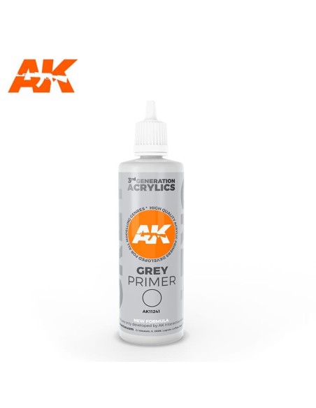 AK Interactive Imprimación Gris - 100ml