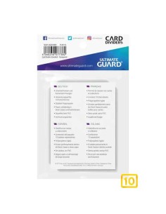 ULTIMATE GUARD - Tarjetas Separadoras Transparentes (10 Piezas) 2