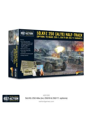 Bolt Action - Sd.Kfz 250 (Alte) Half-Track (Options For 250/1, 250/9 & 250/11 Variants)