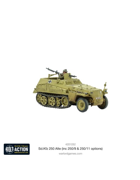 Bolt Action - Sd.Kfz 250 (Alte) Half-Track (Options For 250/1, 250/9 & 250/11 Variants)