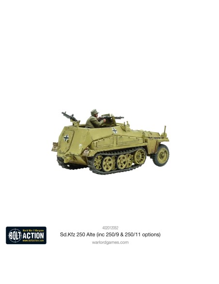 Bolt Action - Sd.Kfz 250 (Alte) Half-Track (Options For 250/1, 250/9 & 250/11 Variants)