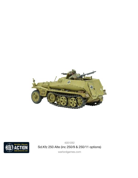 Bolt Action - Sd.Kfz 250 (Alte) Half-Track (Options For 250/1, 250/9 & 250/11 Variants)