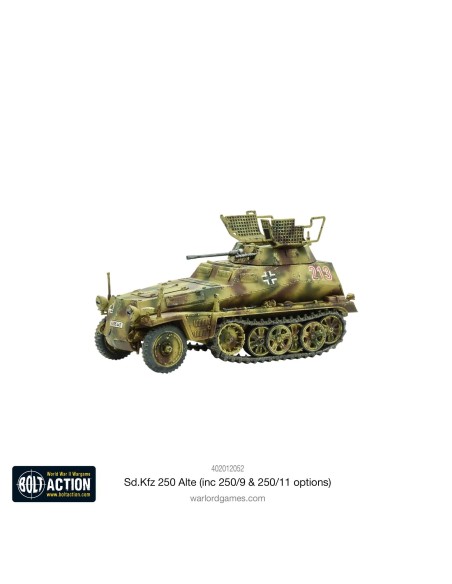 Bolt Action - Sd.Kfz 250 (Alte) Half-Track (Options For 250/1, 250/9 & 250/11 Variants)